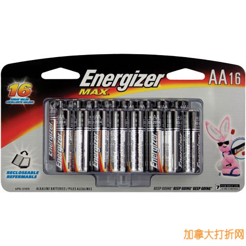 Energizer Max 16-Pack "AA" Batteries 电池