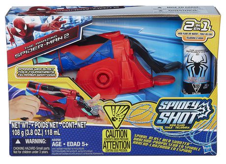 Marvel The Amazing Spider-Man 2 Spiral Blast Web Shooter 蜘蛛侠二合一射击枪8元，以及更多玩具清仓