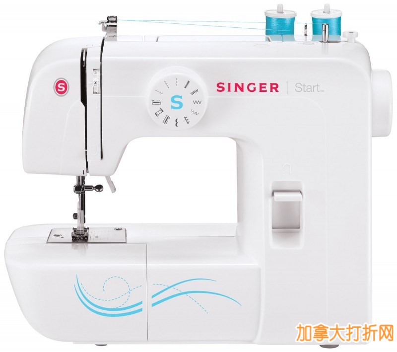 Singer 1304 胜家基础型电动缝纫机3.7折69.99元特卖！