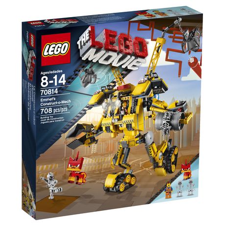 LEGO Movie - Emmet’s Construct-o-Mech (70814)乐高艾米特的建筑机械（708pcs）37元清仓