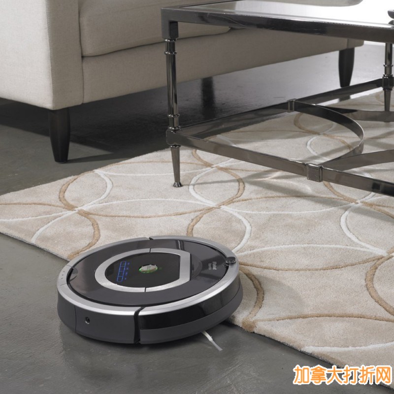 清洁效果绝佳，7天预约清洁！iRobot Roomba 780 第七代智能扫地机器人立减250元，449.99元特卖！