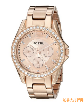亚马逊特卖fossil Women's ES2811 时尚女士腕表103元，原价151.20元，包邮