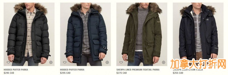 Abercrombie and Fitch【A&F】全场男女服饰5折优惠！