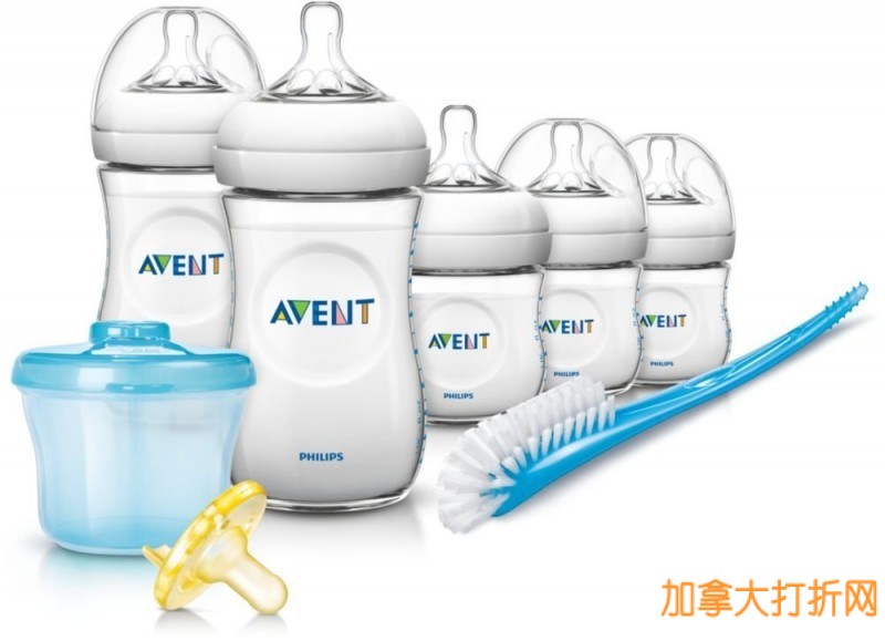  Philips Avent 飞利浦新生儿奶瓶套装(不含BPA)特价35.99元，原价64.99元，包邮