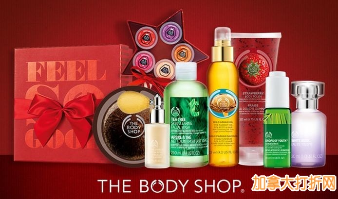 Groupon 团购The Body Shop美体小铺产品，满30元减15元！
