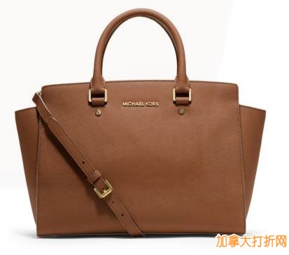  Michael Kors Selma 经典大号手提包/斜挎包（2种颜色可选）5.7折特卖215.2元，原价378元，包邮