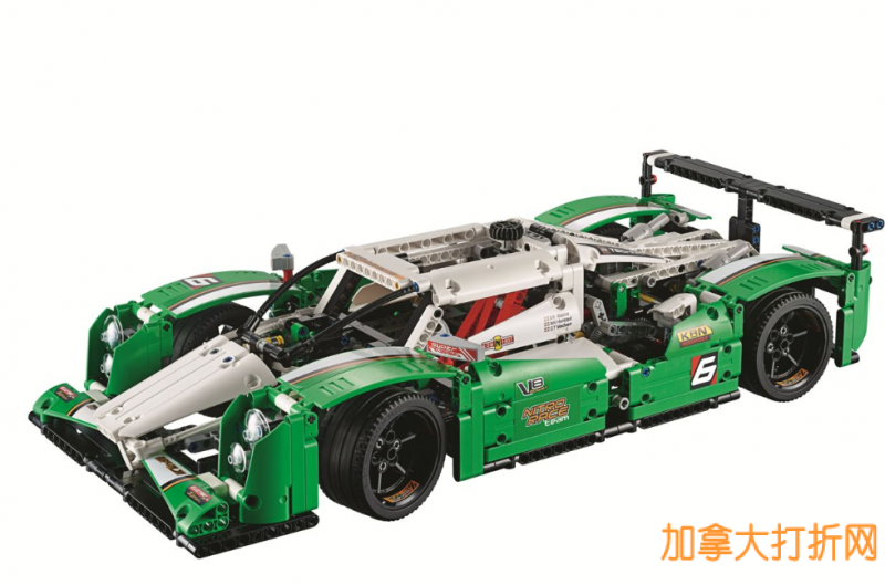 超酷！LEGO ECHNIC™ 1219-Piece 24 Hours Race Car 乐高 42039 24小时全天候赛车特卖102元，原价159.99元