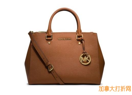  Michael Kors Sutton中号真皮手提包/斜挎包低至4.6折特卖159.2元，原价348元，包邮