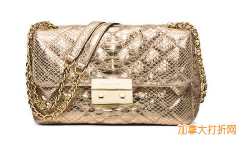  Michael Kors Sloan大号皮革斜挎包6.9折特卖239.2元，原价348元，包邮