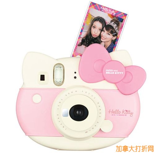  Fujifilm Instax Mini Hello Kitty 粉色富士拍立得相机特价69.99元，原价149.99元，包邮