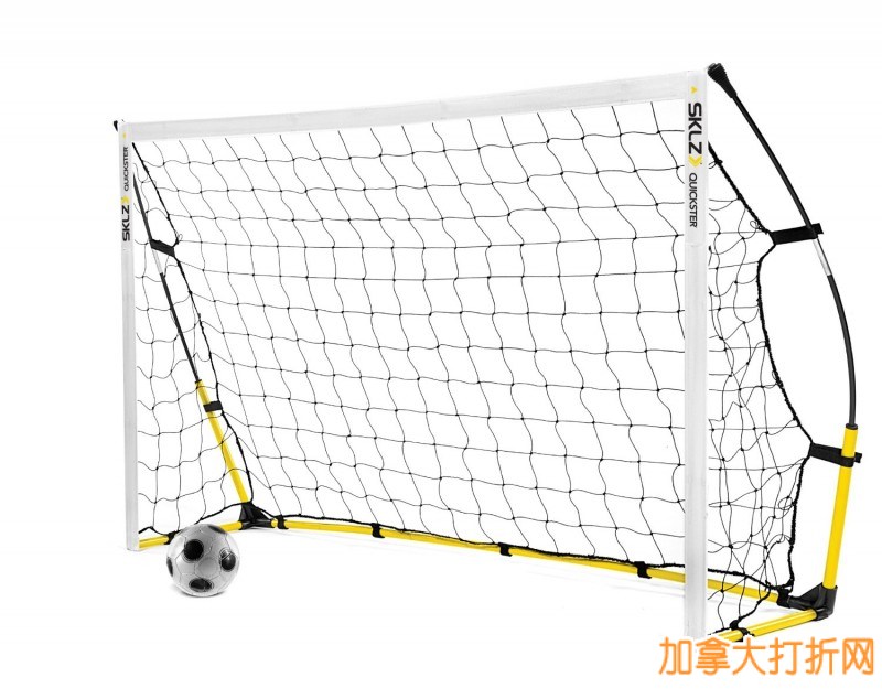 把足球场搬进后花园！SKLZ Quickster （12 x 6ft/3,65 x 1,80m）足球门特价121.49元，原价167.99元，包邮