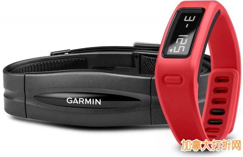 Garmin 佳明运动监测手环（2种颜色可选）特价59.99元，原价99.99元，包邮