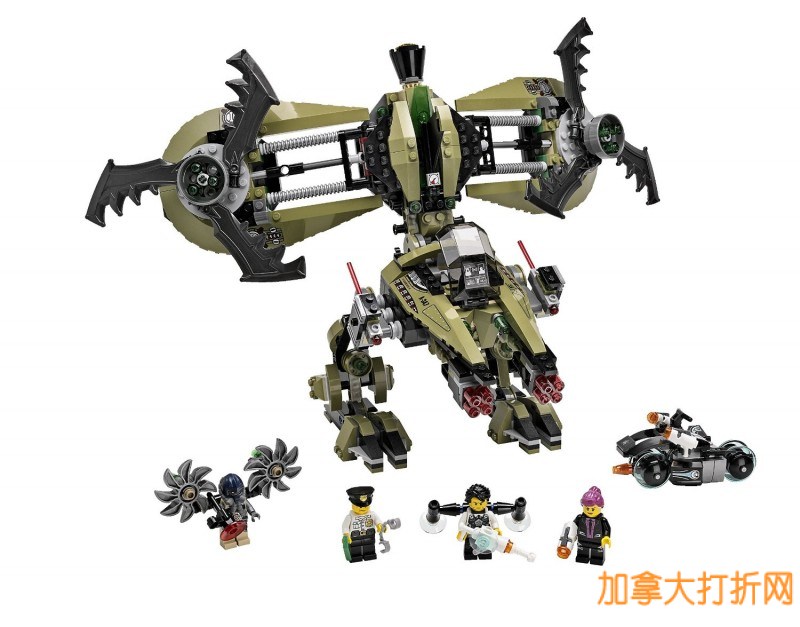 LEGO 70164 超级战舰“飓风海斯特”积木玩具特价68.27元，原价89.99元，包邮