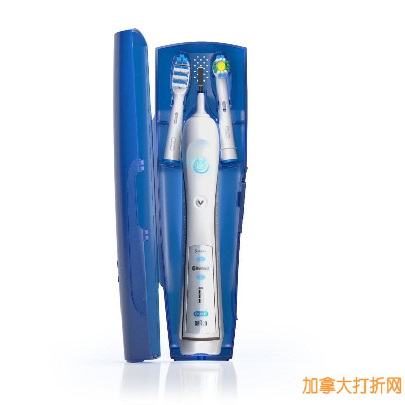 蓝牙技术，5种模式随心选！Oral B Deep Sweep 5000 声波电动牙刷套装原价184.99元，特价99.97元，厂家再返20元！