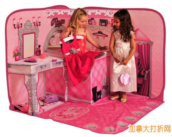 The Pop Up Co. Princess Boutique 3D Playscape 公主精品店3D游戏特价14.99元，原价49.99元