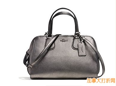 COACH  Nolita Satchel （35964）银灰色手提包/斜挎包最低6折热卖！原价340元，特价217-204元