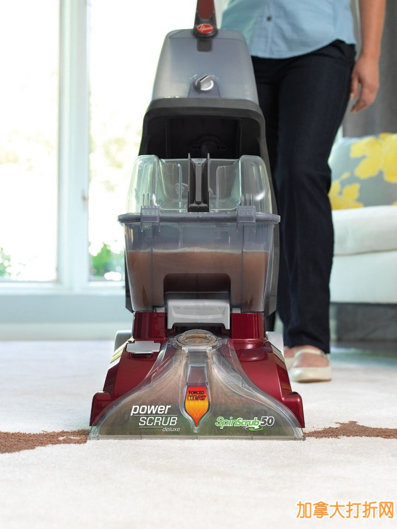 评价超高！再降10元！Hoover FH50150 豪华地毯清洗机149.99元限时特卖！