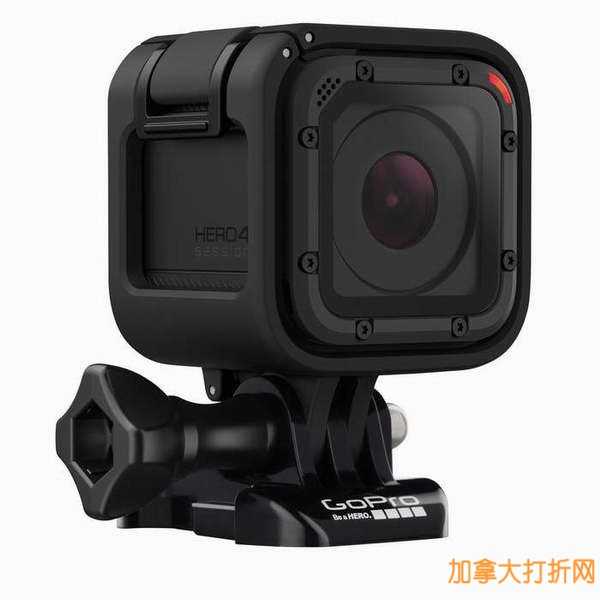  比HERO4还小一半！更小、更轻、更方便的GoPro HERO4 session 防水迷你高清运动摄像机套装259.99元，原价389.99元，包邮