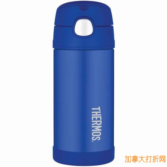 Thermos膳魔师 350ml 蓝色真空不锈钢保温杯13.99元限量特卖！