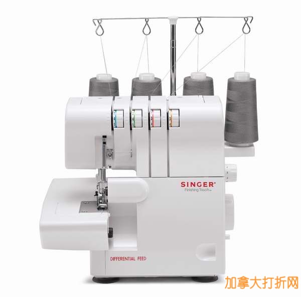 SINGER胜家 14SH654 2线3线电动包缝/锁边机立省102.4元，仅售199.99元包邮！送DVD介绍