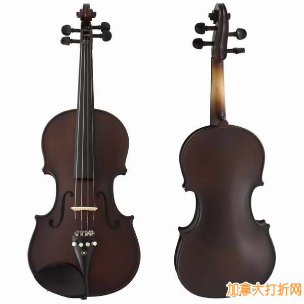 Cecilio CVN-EAS 高级黑檀木仿古小提琴（Size 3/4，配琴盒）2.4折99.99元特卖！