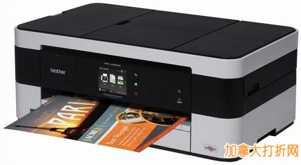 史上最低价！Brother兄弟 MFCJ4420DW 多功能无线喷墨打印机3.2折59.99元限时特卖！