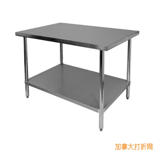 GSW 抛光不锈钢多用途工作台4.2折129.99元限量特卖并包邮！