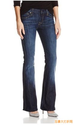 备受好莱坞明星推崇的 7 for All Mankind 男女款高端精品牛仔裤全场5.5折特卖！
