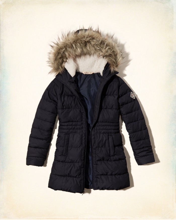  Hollister冬季女款外套（四种颜色可选）59.6元，原价149元，包邮