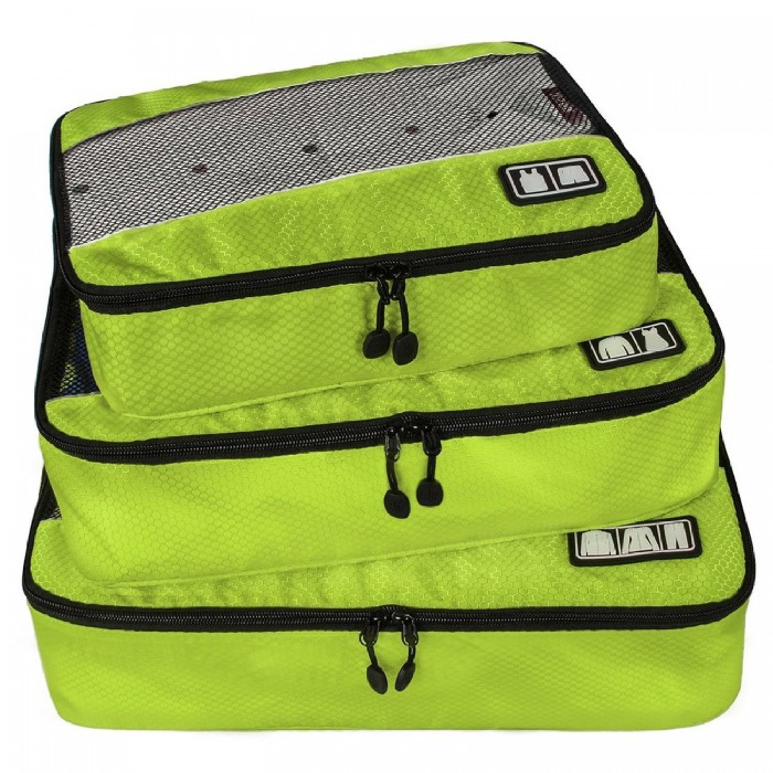  Ecosusi 3PCS 旅行衣物收纳袋/行李袋（多种颜色可选）特价19.99元，原价25.99元，包邮