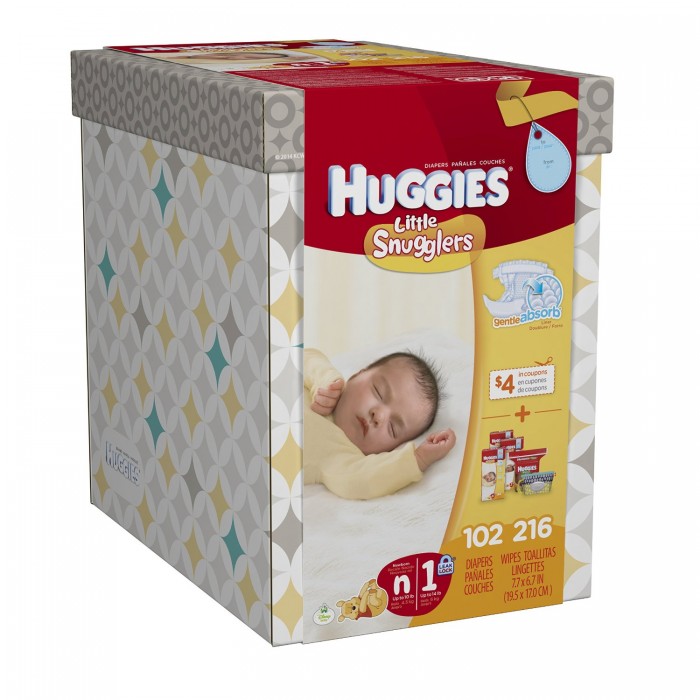  Huggies 好奇婴儿用品礼盒特价29元，原价45.99元，包邮
