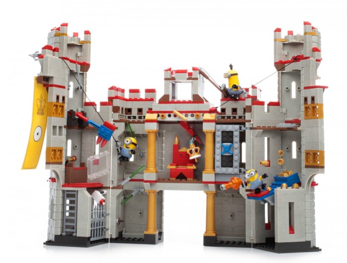  Mega Bloks 786pcs小黄人冒险城堡积木玩具特价42.49元，原价84.99元，包邮