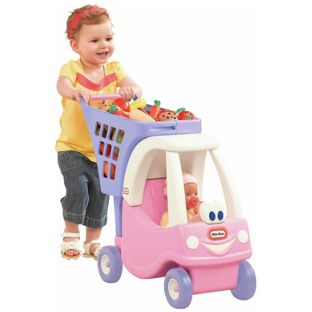  Little Tikes Princess Cozy Coupe Cart 小公主跑车玩具特价17元，原价34.93元
