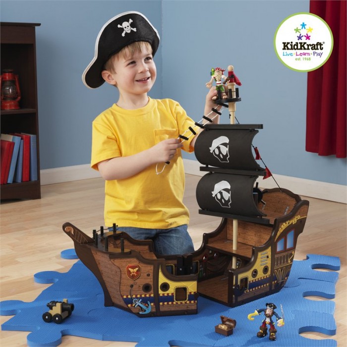  Pirate Ship 海盗船玩具特价29.5元，原价89.95元，包邮