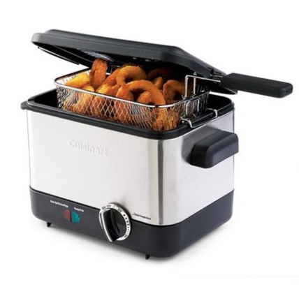  Cuisinart® Compact Deep Fryer 不粘底油炸锅特价45.99元，原价79.99元