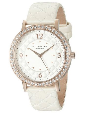  Stuhrling Original  斯图灵女士 786.03石英腕表（三种颜色可选）特价109.99元，原价622.25元，包邮