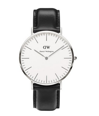  Daniel Wellington 丹尼尔·惠灵顿 0206DW男士腕表 119加元，原价265加元，包邮