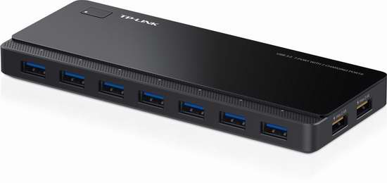  历史最低价！读写充电两不误！TP-Link UH720 USB3.0 7口+2口快速充电 USB集线器5折 39.99元限时特卖并包邮！