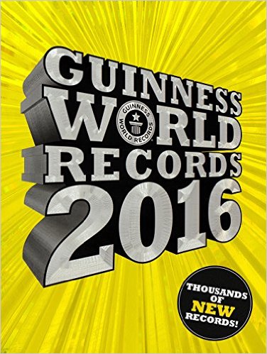  世界上最畅销的版权图书！Guinness World Records《吉尼斯世界纪录大全》2016版4折13.98元特卖！