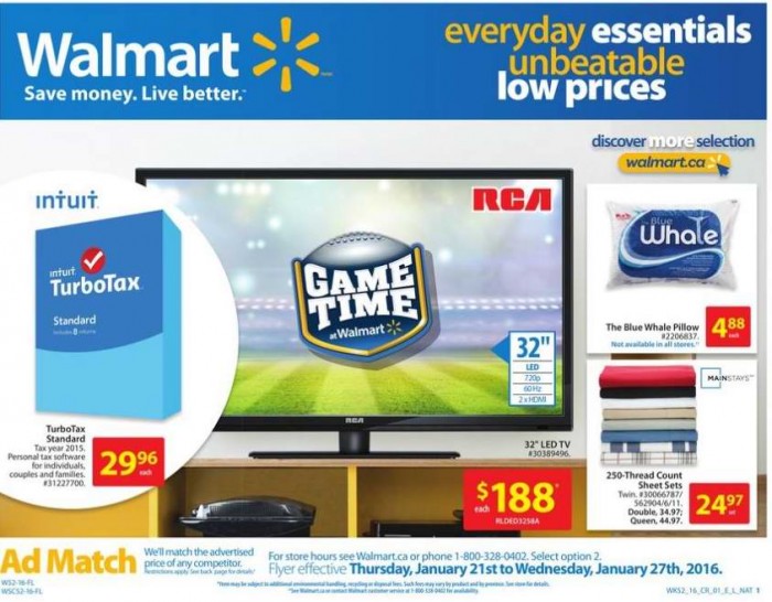  Walmart超市本周（2015.1.21-2015.1.27）打折海报