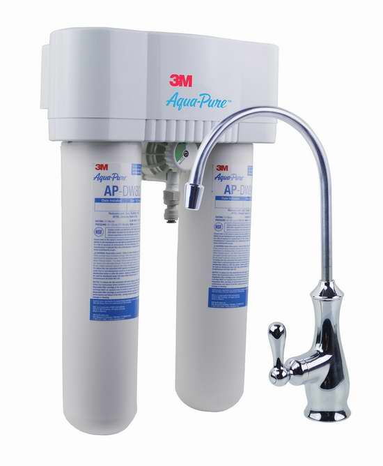  历史最低价！3M Aqua-Pure 雅尔普 AP-DWS1000 家用饮用水过滤系统3.3折 220.99元限时特卖并包邮！