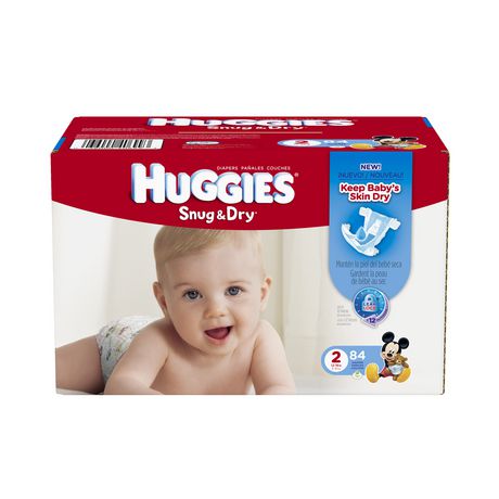  快！Walmart 官网促销，HUGGIES 好奇 Snug & Dry Diapers 超值大包装婴幼儿密合干爽尿不湿12-18元清仓了！