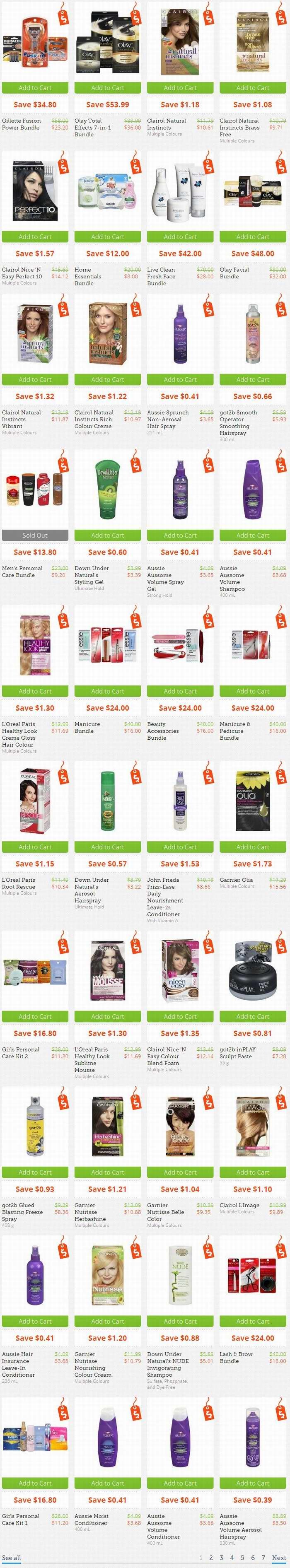 Health Snap 全场 L'Oreal、Maybelline、Revlon等品牌美妆产品全部3.5折，护肤、日用品套装全部4折，清仓区200余款个人护理及日用品特价销售，新用户满40元立减10元！