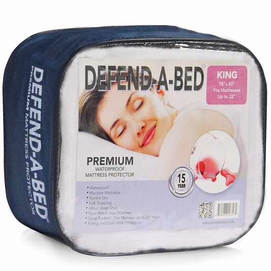  Classic Brands Defend-A-Bed 防水防虫床垫保护套（Twin Size）4.7折17.99元限量特卖！