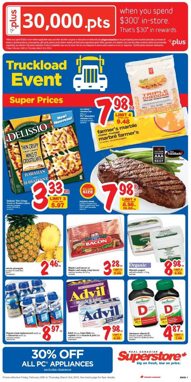  Superstore超市本周（2016.2.26-2016.3.3）打折海报