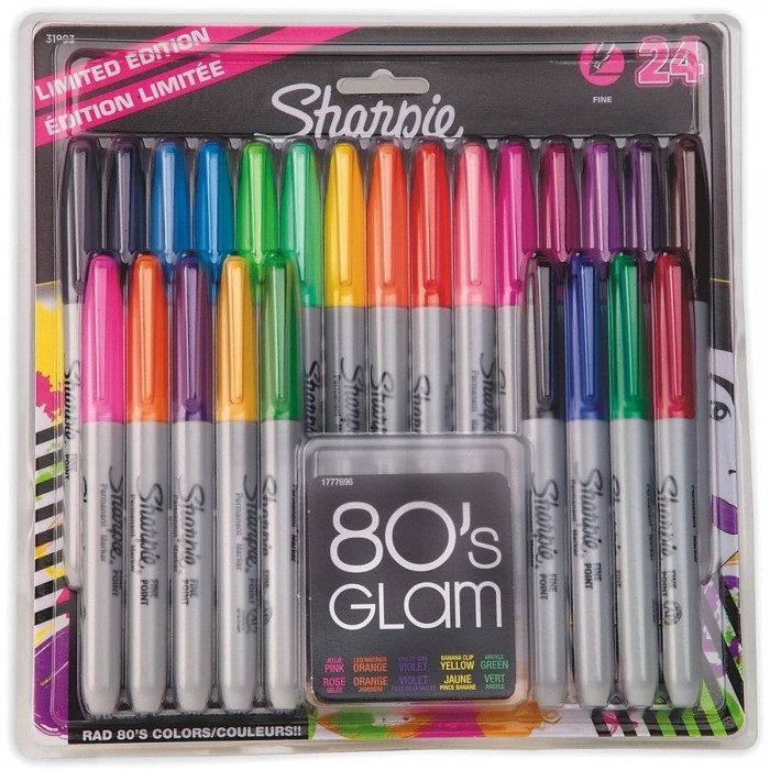  Sharpie 24支超细彩色标记笔（1927352）特价16.99元，原价37.07元，包邮