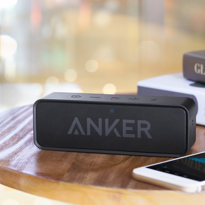 24小时续航：Anker 蓝牙4.0 便携式无线音箱，特价39.99元，原价49.99元，包邮