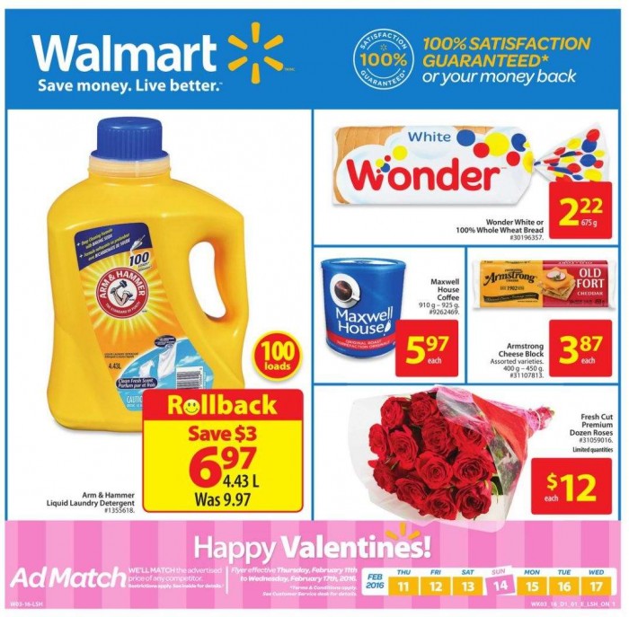  Walmart超市本周（2015.2.11-2015.2.17）打折海报