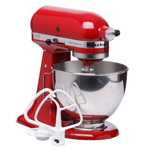  KitchenAid KSM100PS 超大功率多功能立式搅拌机\厨师机6折 299.99元限量特卖！红黑两色可选！