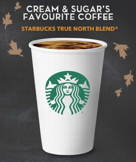  Starbucks 星巴克 登记手机号送电子优惠券，True North Blend咖啡只需1元！